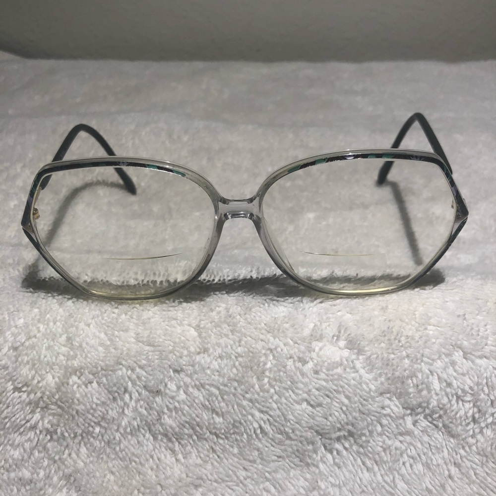 SILHOUETTE SPX M 1849 6054 Eyeglasses Vtg Black Clear Austria 57-12-135 - Frames